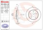BREMBO Disc frana BREMBO PRIME LINE - UV Coated 08. A534.21 (08.A534.21)