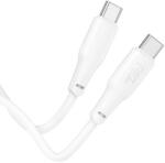 hoco. Cablu Date si Incarcare USB-C - USB-C HOCO X93, 100W, 1m, Alb - evomag