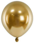 Partydeco Latex lufi 5" (13cm-es) chrome, Glossy színek - 50db/csomag, arany (LUFI652744)