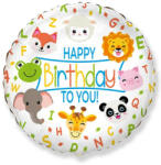 Godan Szülinapi fólia lufi 18" 45cm Happy Birthday (LUFI377889)