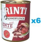 RINTI Kennerfleisch Duck rata 6x800 g conserve hrana caine