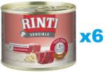 RINTI Sensible vita si orez 6x185 g caini cu alergii alimentare