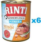 RINTI Kennerfleish Junior Chicken 6x800 g caine junior, cu pui