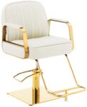 physa Fodrász szék lábtartóval - 920-1070 mm - max. 200 kg - krém / arany (PHYSA STAUNTON CREAM & GOLD)