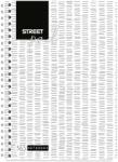 STREET Spirálfüzet STREET Pad A/5 kockás 100 lapos fehér