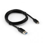 SBOX SX-534691 CTYPE-1/R USB-A - USB-C kábel - 1m - Fekete
