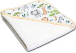 Kidizi Prosop bebe din bumbac cu gluga 90x90 cm Kidizi Safari, potrivit de la nastere pana la 2 ani (5949551908166)