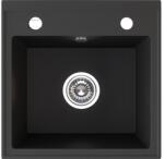 Laveo Trzynastka chiuvetă din granit 44x44 cm negru SBP710T (SBP710T) Chiuveta