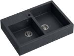 Quadron Bill chiuveta graniteq 90x62 cm negru HCQB9062U8_BS (HCQB9062U8BS) Chiuveta