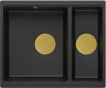 Quadron Logan chiuveta graniteq 55x46 cm negru HCQL5646U7-G1_U (HCQL5646U7G1U) Chiuveta