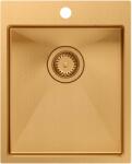 Quadron Russel chiuveta din oțel cu sifon 50x40 cm cupru HB4050PVDBSC1 (HB4050PVDBSC1) Chiuveta