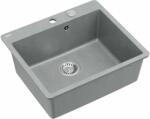 Quadron Morgan chiuveta graniteq 56.5x49.5 cm gri/grafit/onix HB8304U5-FM_BS_P2O (HB8304U5FMBSP2O) Chiuveta