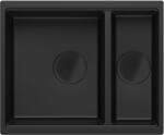 Quadron Logan chiuveta graniteq 55x46 cm negru HCQL5646U7-BLM_U (HCQL5646U7BLMU) Chiuveta