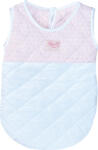 Petitcollin Sac de dormit roz-alb (pentru o papusa de 36-40 cm) (DDPE800403)