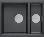 Quadron Logan chiuveta graniteq 55x46 cm negru-gri/grafit/onix HCQL5646U8-BS_U (HCQL5646U8BSU) Chiuveta