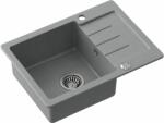 Quadron Johnny chiuveta graniteq 60x44 cm gri/grafit/onix HCQJ6044SZK (HCQJ6044SZK) Chiuveta
