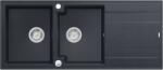 Quadron Evan chiuveta graniteq 116x50 cm negru HQE11650U8_BS_P2O (HQE11650U8BSP2O) Chiuveta