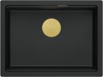 Quadron Logan chiuveta graniteq 56x45 cm negru HQJ6045U7_PVDG1_U (HQJ6045U7PVDG1U) Chiuveta