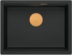 Quadron Logan chiuveta graniteq 56x45 cm negru HQJ6045U7_PVDC1_U (HQJ6045U7PVDC1U) Chiuveta
