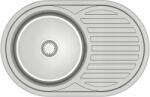 Quadron Tom 211 chiuveta din oțel cu sifon 77x50 cm oţel HD211SAT7750 (HD211SAT7750) Chiuveta