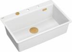 Quadron Marc chiuveta graniteq 75x49 cm alb HQM7650U1_FM_PVDC1 (HQM7650U1FMPVDC1) Chiuveta