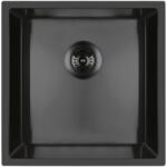 Oltens Stalvask chiuveta din otel 44x44 cm negru 71100300 (71100300) Chiuveta