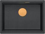 Quadron Logan chiuveta graniteq 56x45 cm negru-gri/grafit/onix HQJ6045U8PVDC1U (HQJ6045U8PVDC1U) Chiuveta