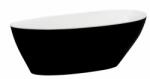 Besco Goya cadă freestanding 169.2x72.2 cm ovală bicolor #WMD-170-GWW (#WMD170GWW)
