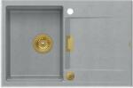 Quadron Owen chiuveta graniteq 76x50 cm gri/grafit/onix HQO7650U5_PVDG1 (HQO7650U5PVDG1) Chiuveta