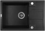 Laveo Barbados chiuvetă din granit 65x44 cm negru SBB713T (SBB713T) Chiuveta