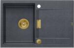 Quadron Owen chiuveta graniteq 76x50 cm negru HQO7650U8_PVDG1 (HQO7650U8PVDG1) Chiuveta