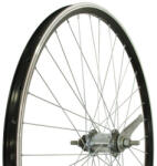 Remerx 26" fekete-ezüst duplafalú kontrás hátsó kerék - kerekparwebshop