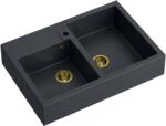 Quadron Bill chiuveta graniteq 90x62 cm negru HCQB9062U8_PVDG1 (HCQB9062U8PVDG1) Chiuveta
