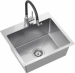 Quadron Luke chiuveta cu baterie oțel/oțel ZH5045BS_3323503BL (ZH5045BS3323503BL)