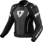 Revit Xena 4 Pro női bőr motoros kabát fekete-fehér