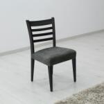 4-Home Husă extensibilă pentru scaun ESTIVELLA gri închis 40-50 cm, set 2 buc