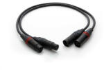 Gustard XLR - Szimmetrikus jelkábel pár XLR dugó és XLR aljzat csatlakozókkal - 0, 5m (GUSTARD-XLRM-XLRF-50)