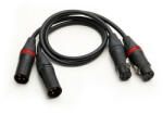 Gustard XLR - Szimmetrikus jelkábel pár XLR dugó és XLR aljzat csatlakozókkal - 3m (GUSTARD-XLRM-XLRF-300)