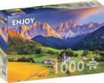 Enjoy 1000 db-os puzzle - Church in Dolomites Mountains, Italy (1320) (1320)