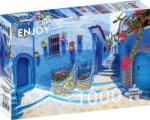 Enjoy 1000 db-os puzzle - Turquoise Street in Chefchaouen, Maroc (1365) (1365)