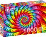 Enjoy 1000 db-os puzzle - Psychedelic Rainbow Spiral (1635) (1635)