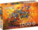Enjoy 1000 db-os puzzle - Basket with Flowers (1687) (1687)