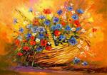 Enjoy 1687 - Basket with Flowers - 1000 db-os puzzle (1687)