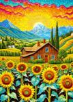 Enjoy 2145 - Sunflower House - 1000 db-os puzzle (2145)