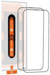 Mobile Origin Set 2 folii sticla cu sistem de montare Mobile Origin Orange Screen Guard compatibil cu iPhone 15 Plus Black (SGA-F-i15Plus-2pk)