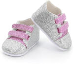 Petitcollin Sneakers ezüst-rózsaszín (34 cm-es babához) (DDPE603409)