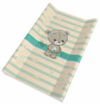  Babastar merev pelenkázó lap 50*70 cm - Türkiz maci + pillangó