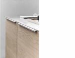  Furnipart Fogantyú TRIM élbe marható 395mm, alumínium, szálcsiszolt (408020395-66)