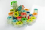  Árazószalag, 25x16 mm, piros (10 tek) (ISKSZP)