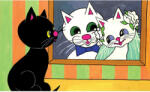 Diafilm Cikicakk, a fekete cica diafilm (D34104237) - jatekwebshop